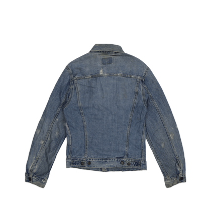 Levi's Vintage 70506 Trucker Jacket Distressed Blue Medium Cotton Denim