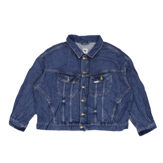 Lee x H&M Vintage Blue Oversized Jacket Large 100% Cotton