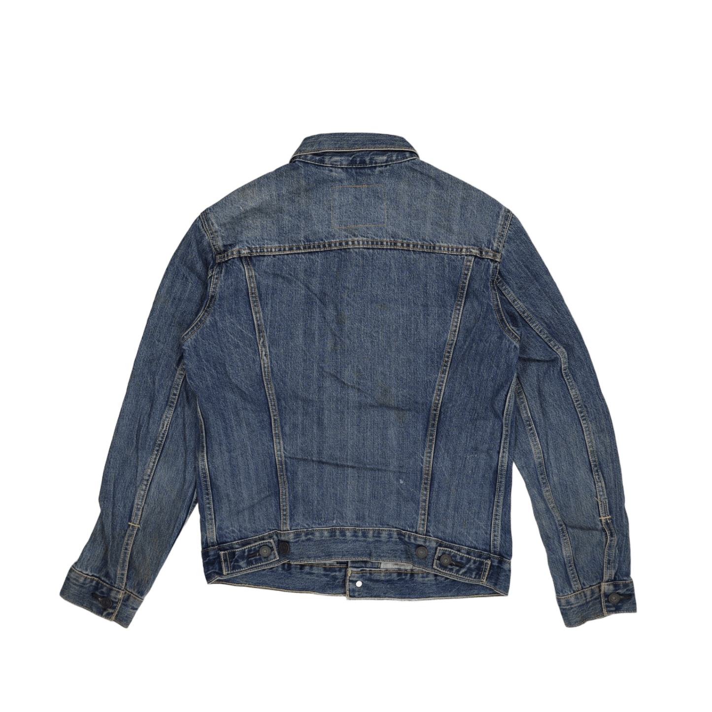 Levi's Strauss & Co Men's Denim Trucker Jacket Blue Small Cotton