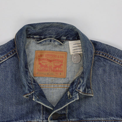 Levi's Strauss & Co Men's Denim Trucker Jacket Blue Small Cotton