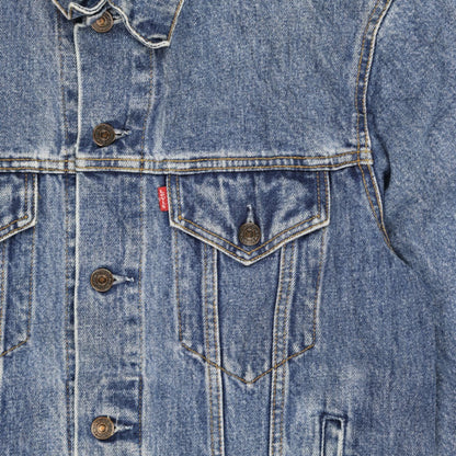 Levi's Vintage Blue Denim Trucker Jacket Size M 100% Cotton