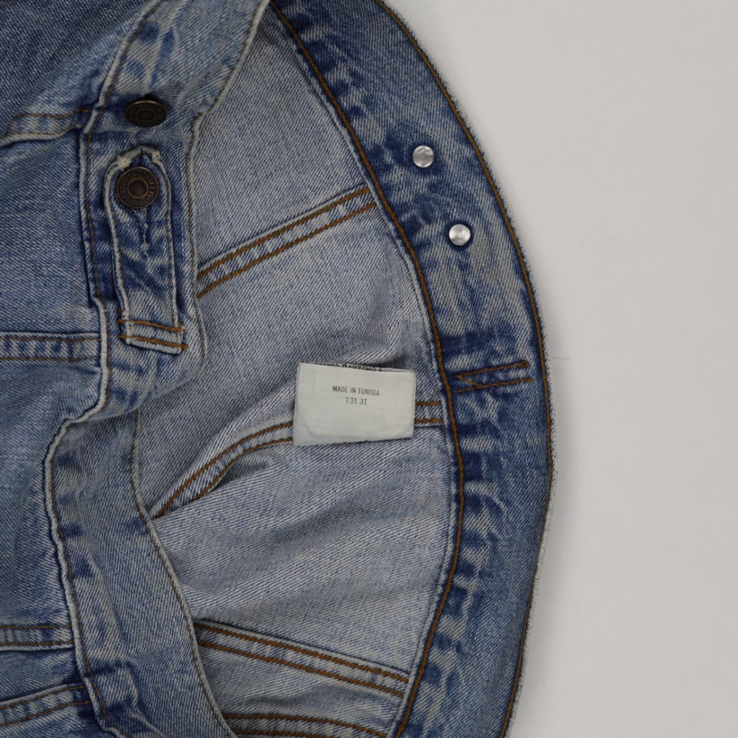 Levi's Vintage Blue Cotton Denim Trucker Jacket Women Size L
