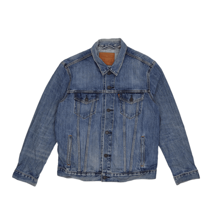 Levi's Vintage Blue Denim Trucker Jacket Size Large Cotton