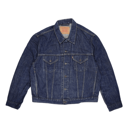 Levi's 70550 XL Vintage Denim Trucker Jacket Blue Cotton Denim