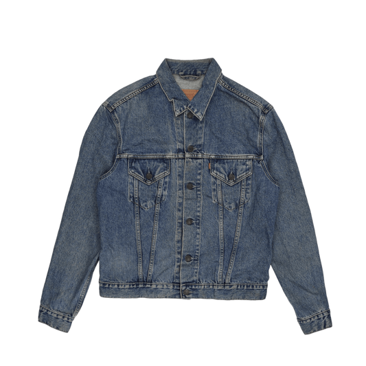 Levi's Vintage 70500 Blue Denim Trucker Jacket XL Cotton Mens