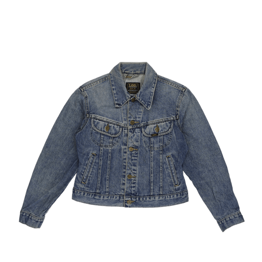 Lee Vintage Denim Jacket Blue Medium 100 Percent Cotton Unisex