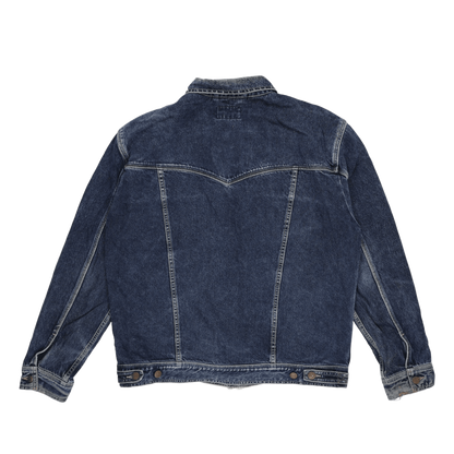 Wrangler Vintage Blue Jean Jacket XXL 100% Cotton Collared Men's Clothing