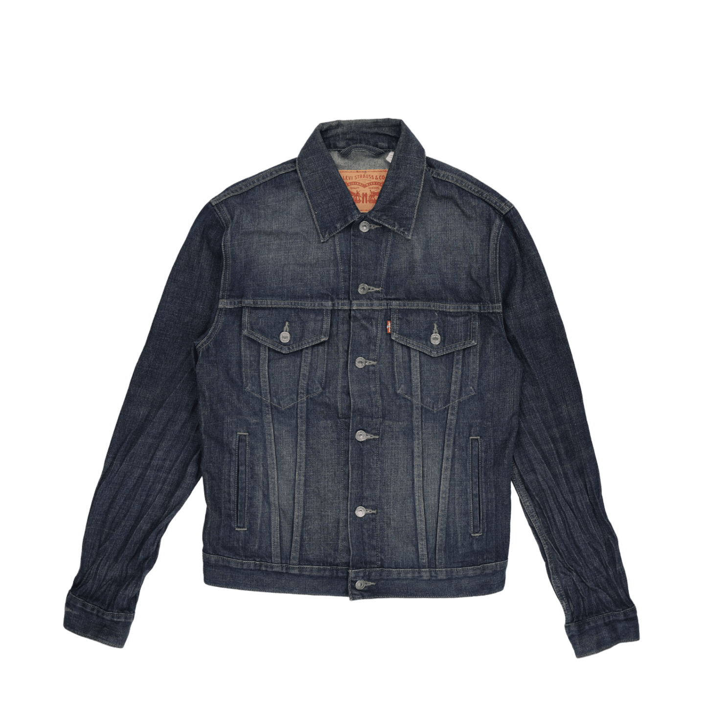 Levi's Vintage Blue Trucker Jacket Men's Medium 100% Cotton Collared