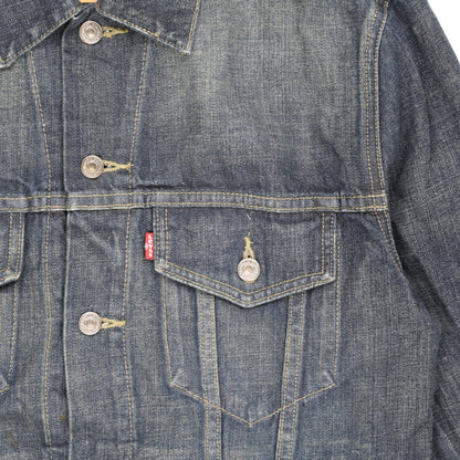 Levi's Vintage Blue Trucker Jacket Men's Medium 100% Cotton Collared
