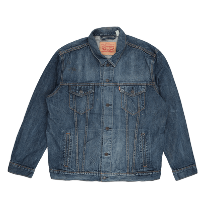 Levi's Vintage Denim Trucker Jacket Blue XXL 100% Cotton