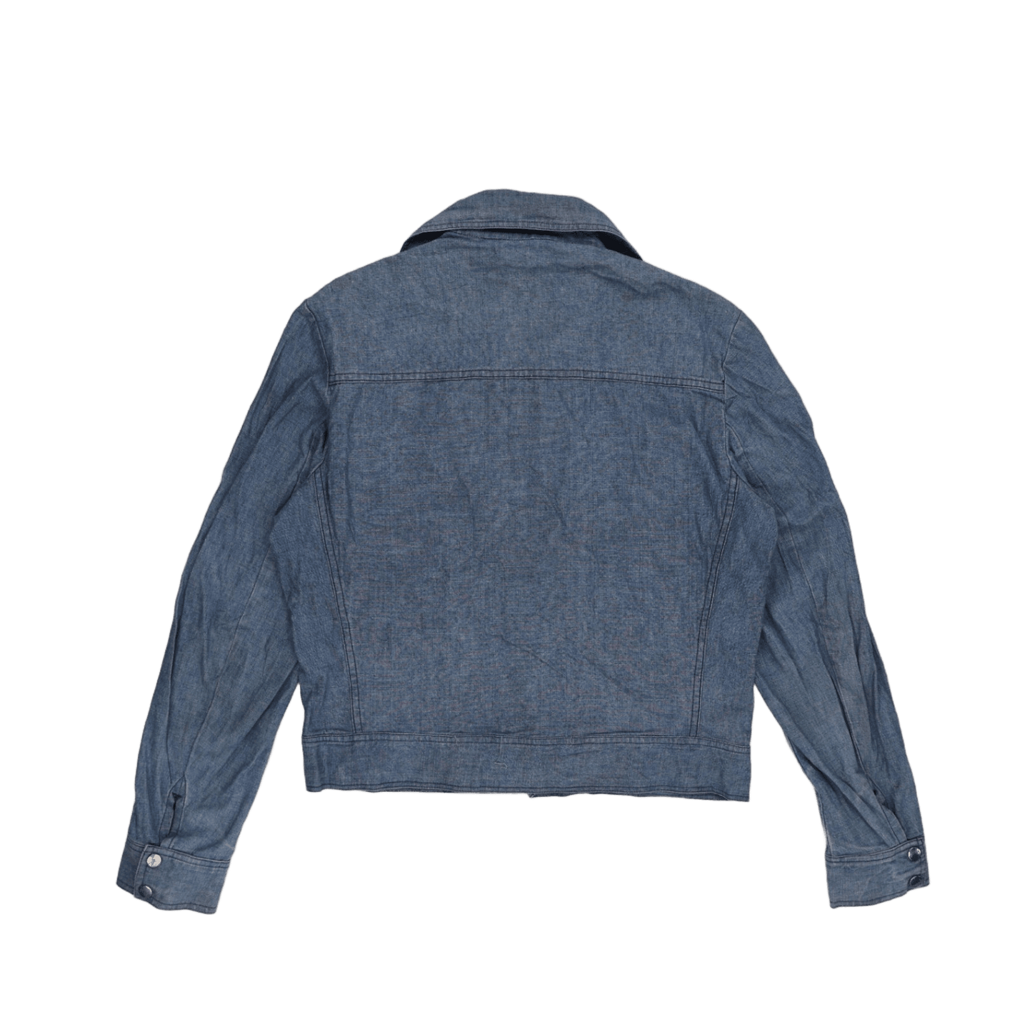 Vintage Wrangler 1970s Zip-Up Jacket Blue Medium Cotton Denim
