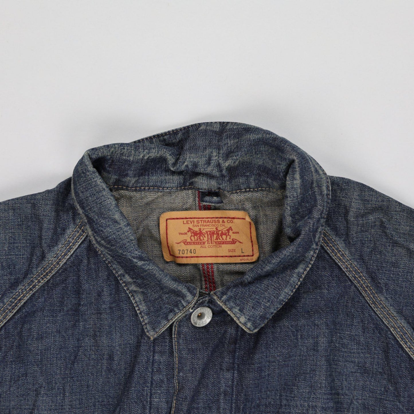 Levi's 70740 Vintage Denim Chore Jacket Blue Large Cotton