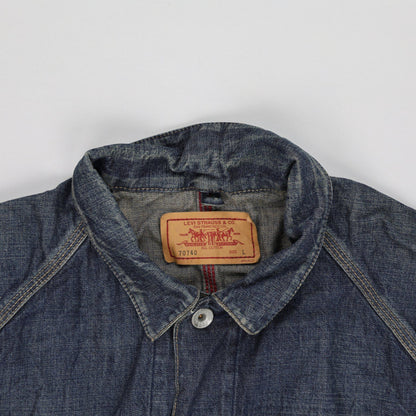 Levi's 70740 Vintage Denim Chore Jacket Blue Large Cotton