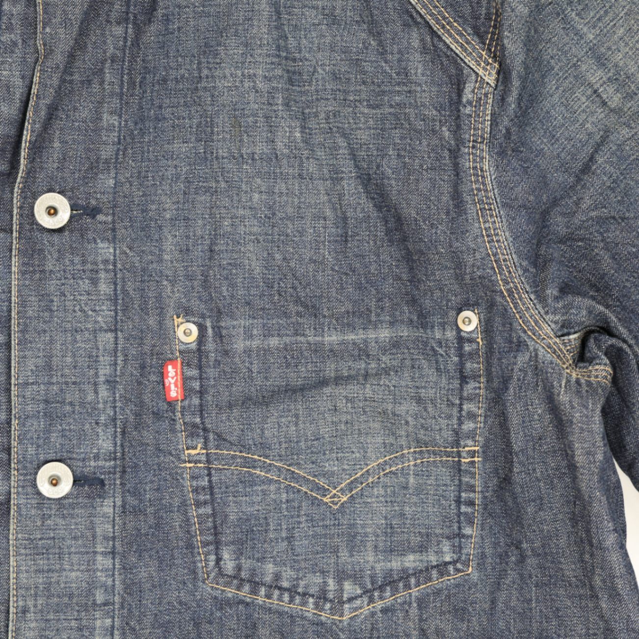 Levi's 70740 Vintage Denim Chore Jacket Blue Large Cotton