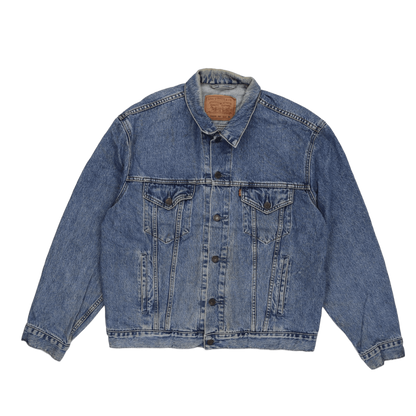Levi's Vintage Denim Trucker Jacket Blue XL Cotton