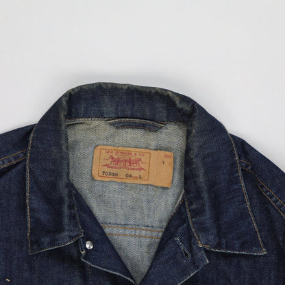 Levi's 70500-04 Vintage Denim Trucker Jacket Blue Large Cotton