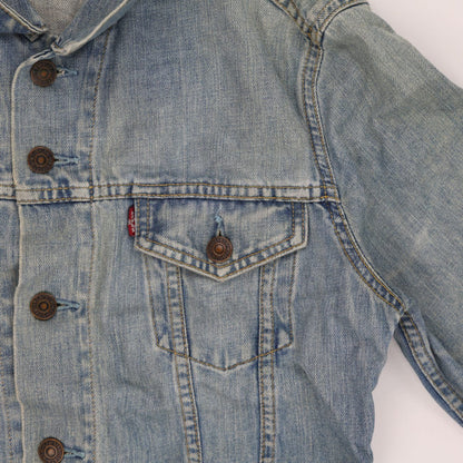 Levi's 70590 Vintage Light Blue Denim Trucker Jacket Men Size M 100 Percent Cotton