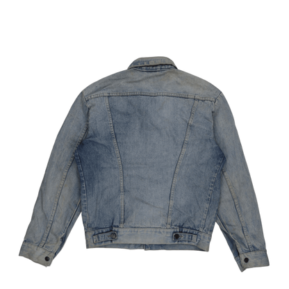 Wrangler Vintage Blue Denim Jacket Men's Medium Cotton Denim Collared