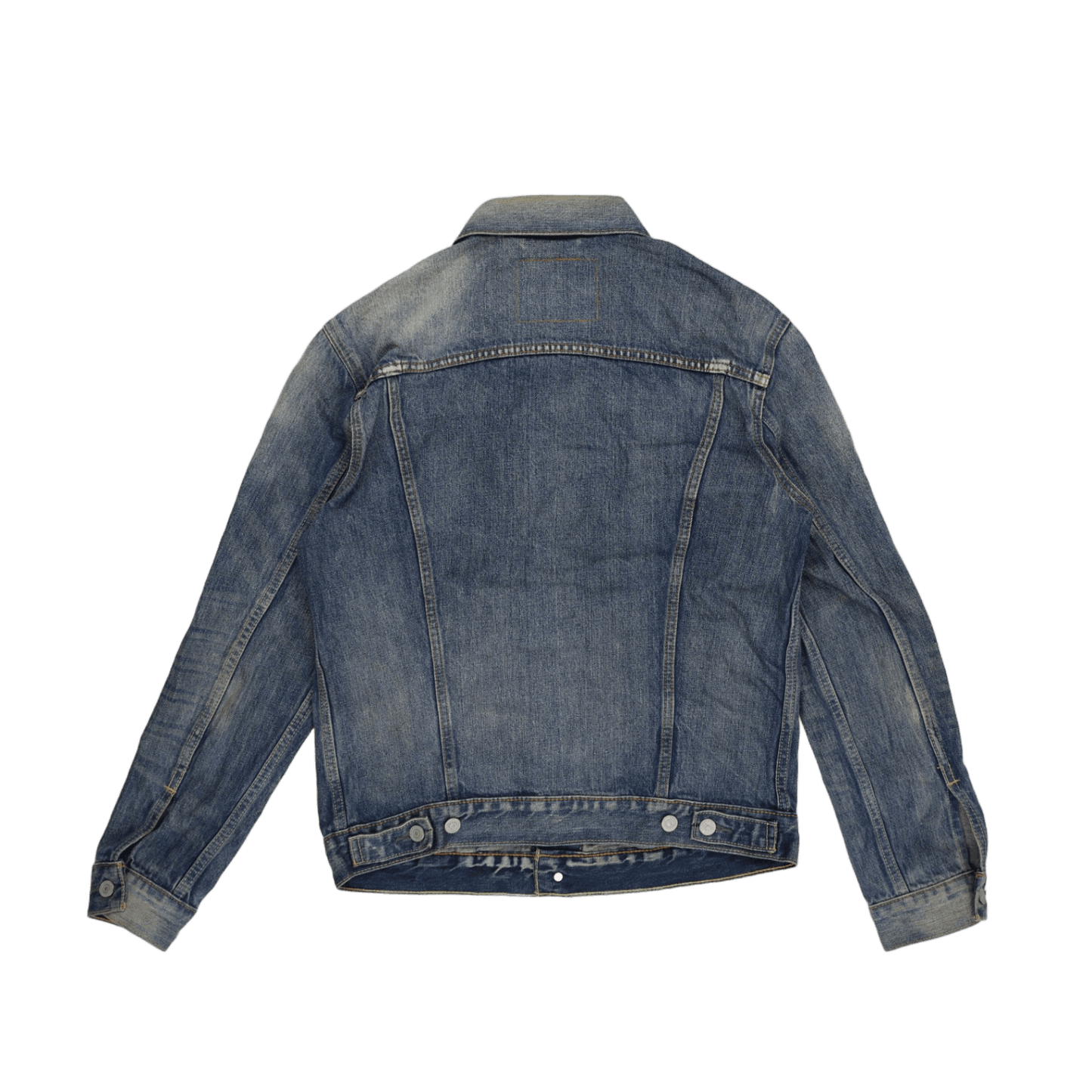 Levi's Denim Trucker Jacket Blue Medium 100 Percent Cotton Vintage