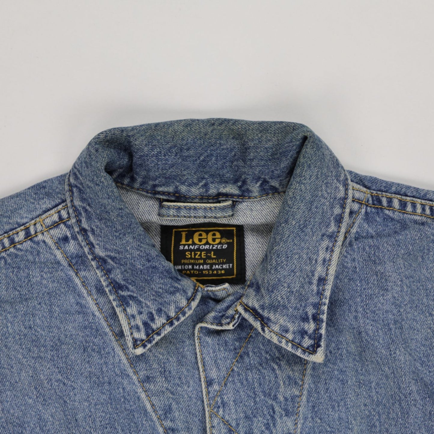 Lee Vintage Denim Jacket Blue Large Cotton Denim
