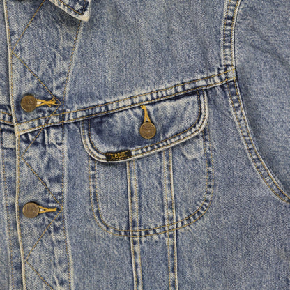 Lee Vintage Denim Jacket Blue Large Cotton Denim