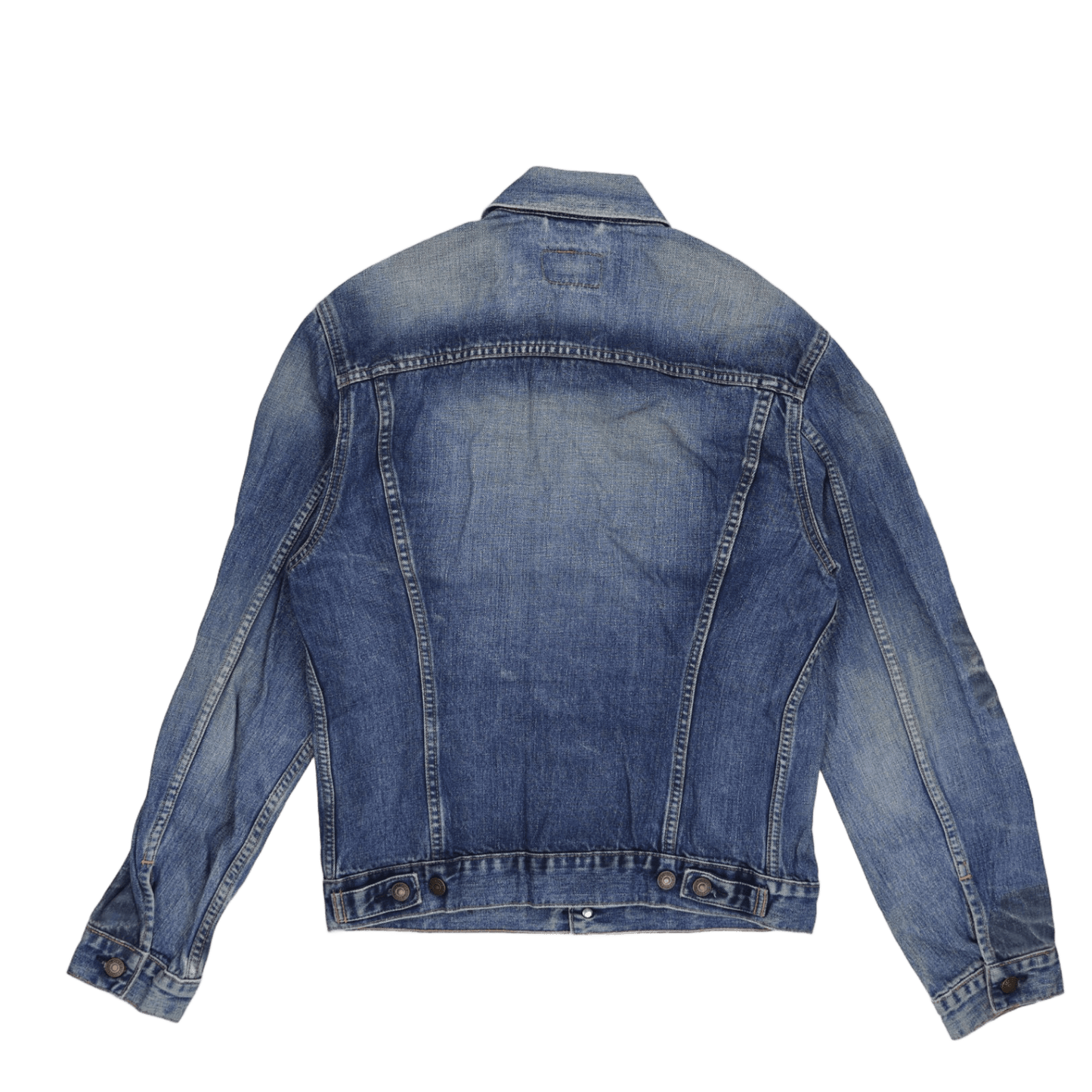 Levi's Vintage 70500 Blue Denim Trucker Jacket Large 100% Cotton