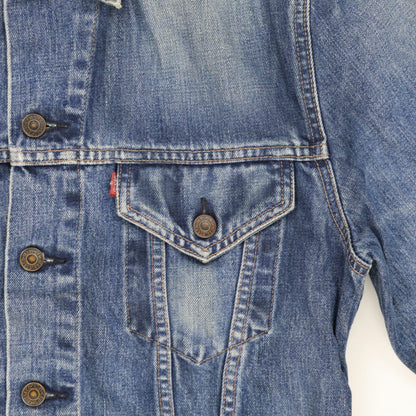 Levi's Vintage 70500 Blue Denim Trucker Jacket Large 100% Cotton
