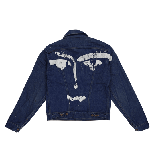 Vintage Wrangler Denim Jacket Blue Size 38 100 Cotton Denim Collared