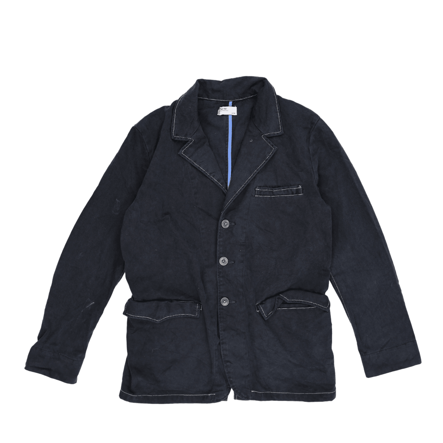 Levi's Red Tab Vintage Navy Cotton Blazer Jacket Large
