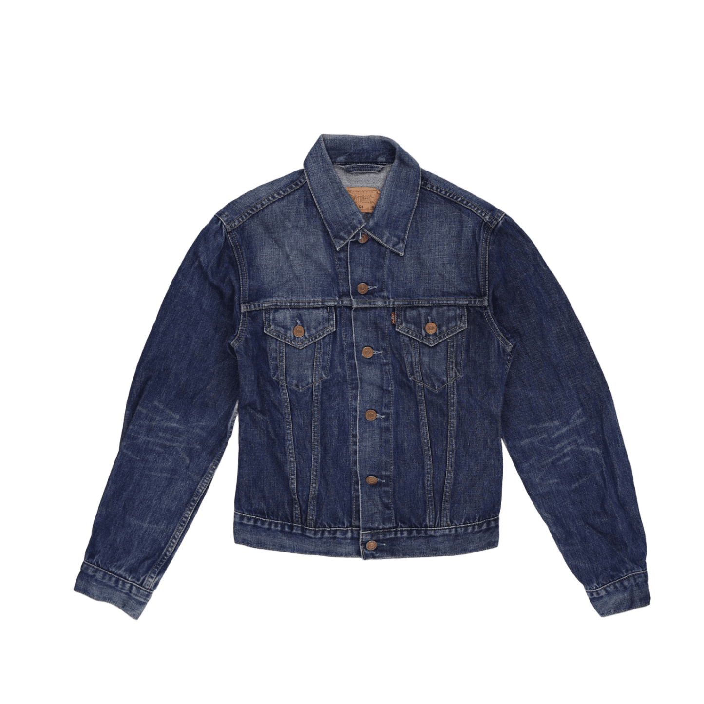 Levi's Vintage 70590 Medium Denim Jacket Blue Denim Cotton Collared