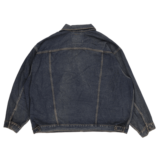 Levi's Vintage Blue Denim Jacket Men's Large 100% Cotton Collared Outerwear