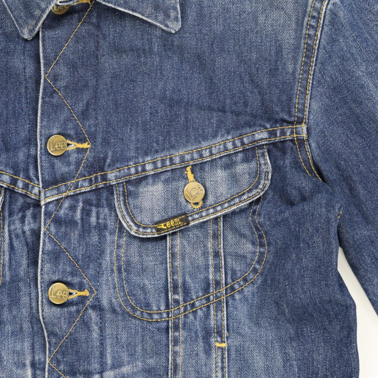 Lee Vintage Denim Jacket Classic Blue Medium Cotton