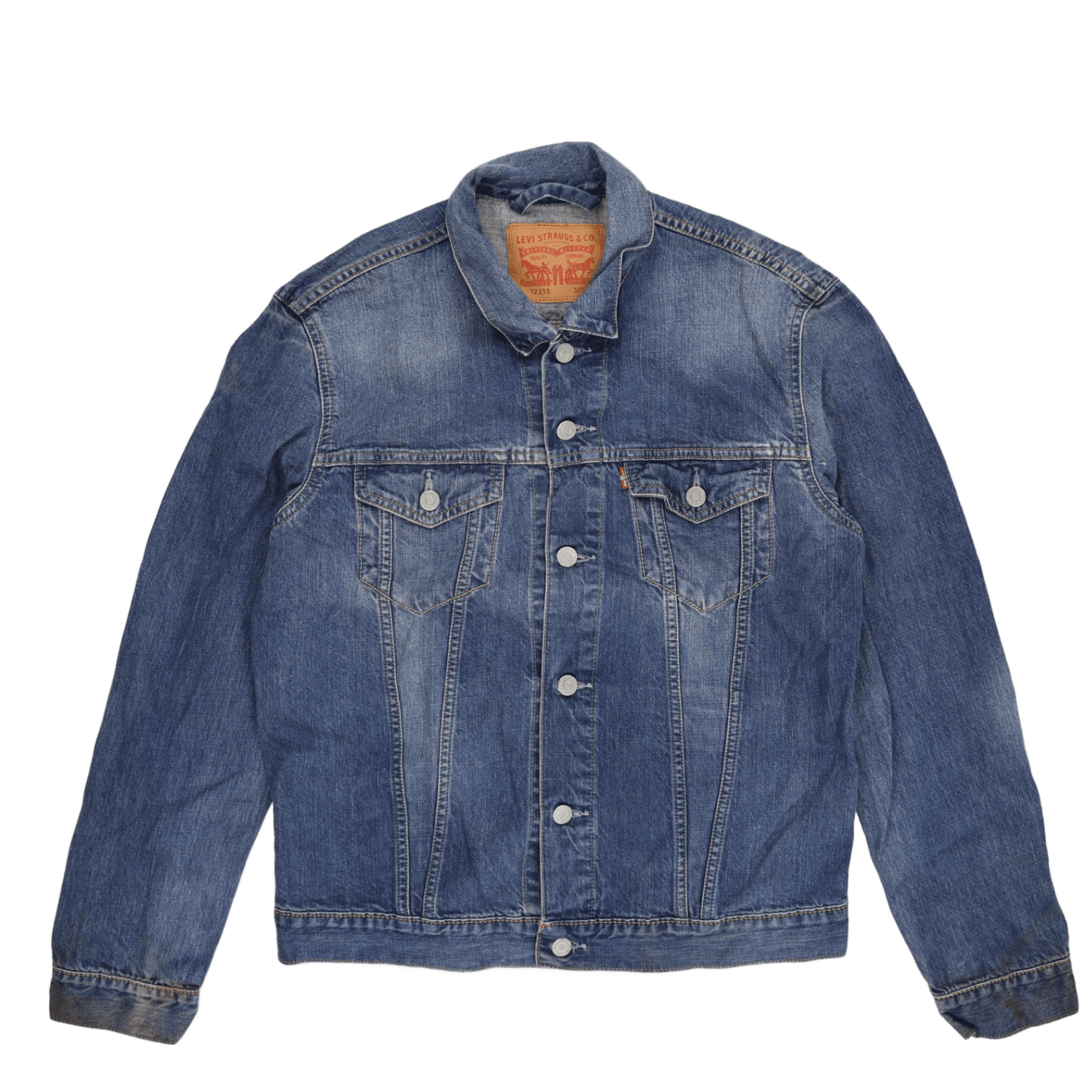 Levi Strauss & Co Trucker Jacket Blue Size L Denim Unisex