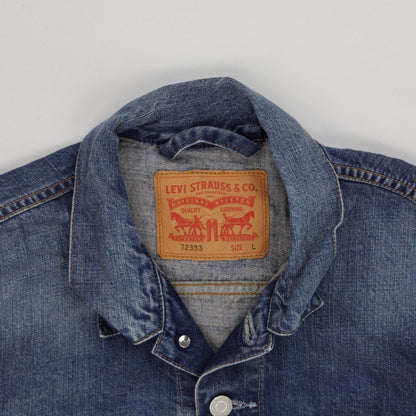 Levi Strauss & Co Trucker Jacket Blue Size L Denim Unisex