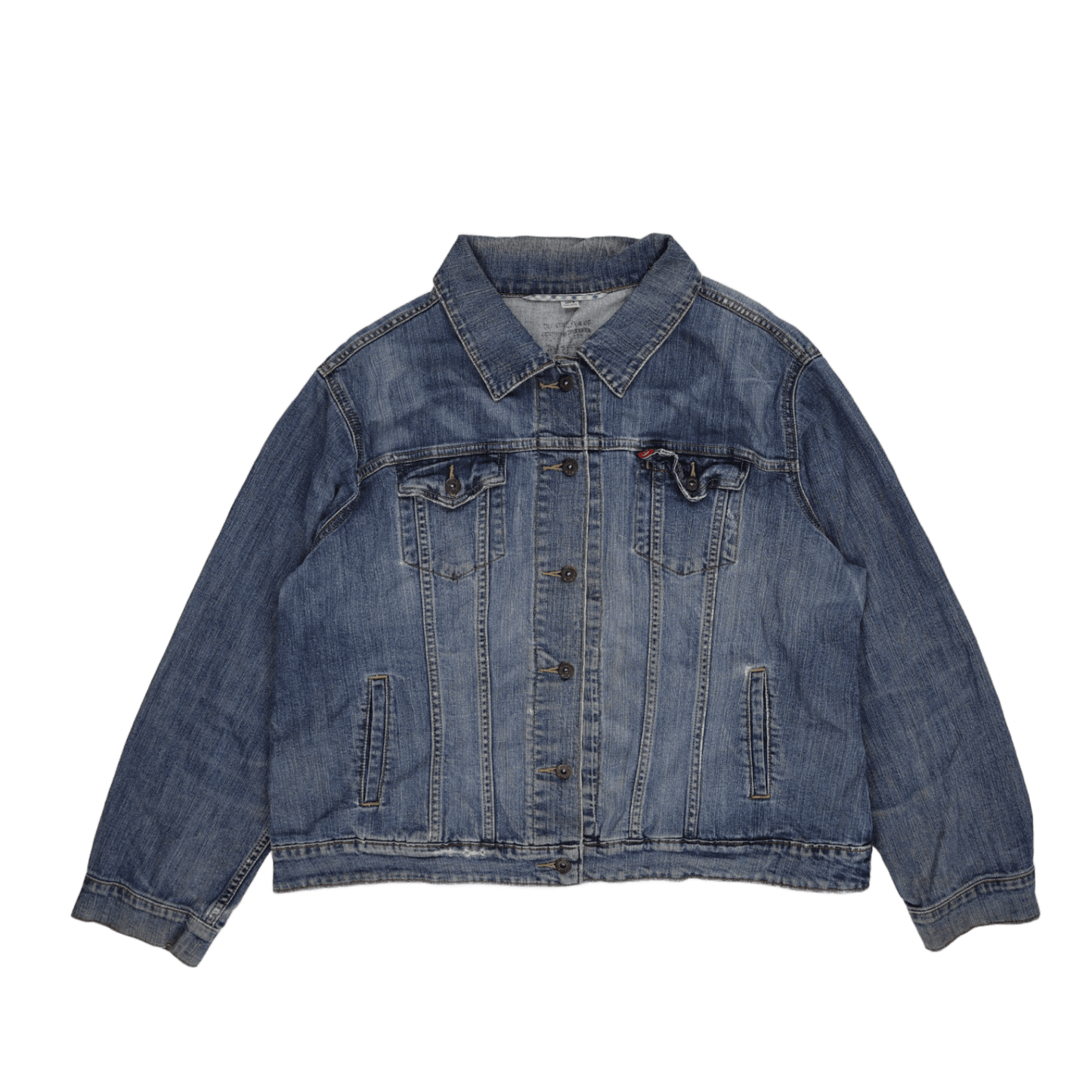Levi's Blue Denim Trucker Jacket Size XL Vintage 99 Cotton 1 Elastane