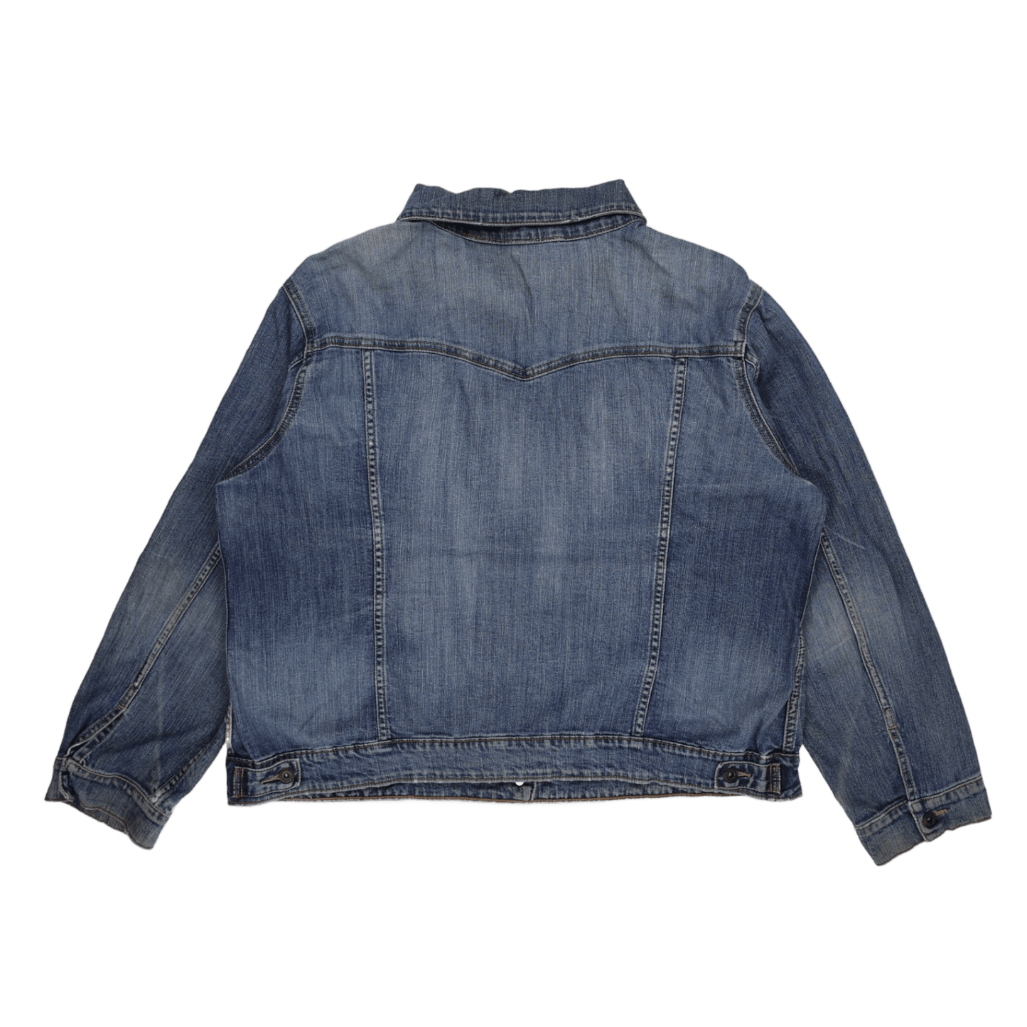Levi's Blue Denim Trucker Jacket Size XL Vintage 99 Cotton 1 Elastane