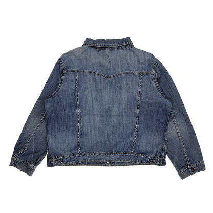 Levi's Blue Denim Trucker Jacket Size XL Vintage 99 Cotton 1 Elastane