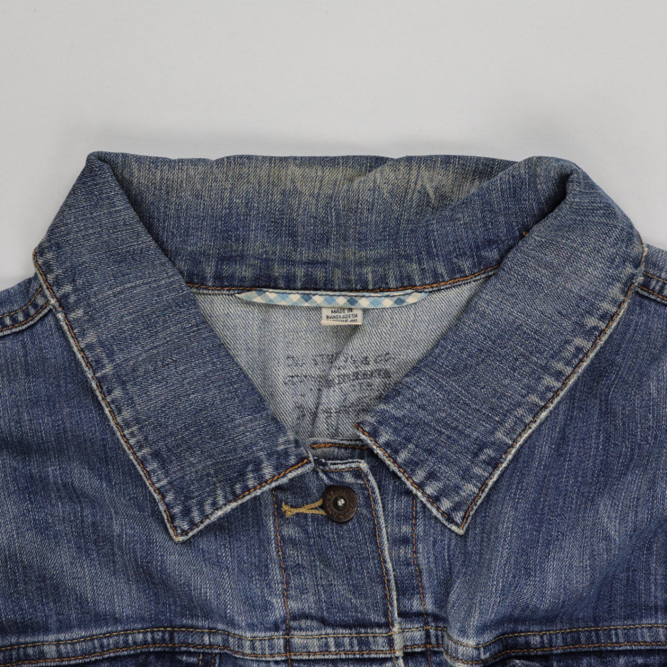 Levi's Blue Denim Trucker Jacket Size XL Vintage 99 Cotton 1 Elastane