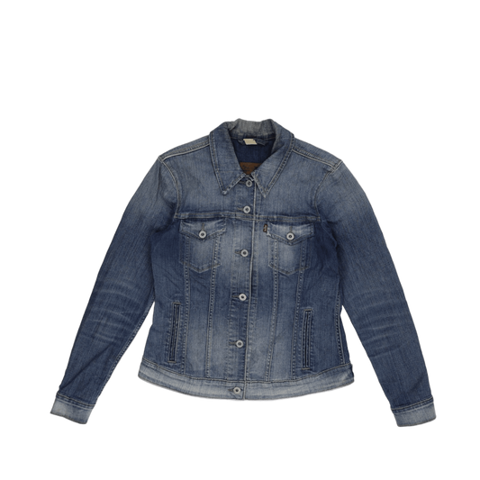 Levi's Classic Blue Denim Trucker Jacket Women's Medium Cotton Vintage