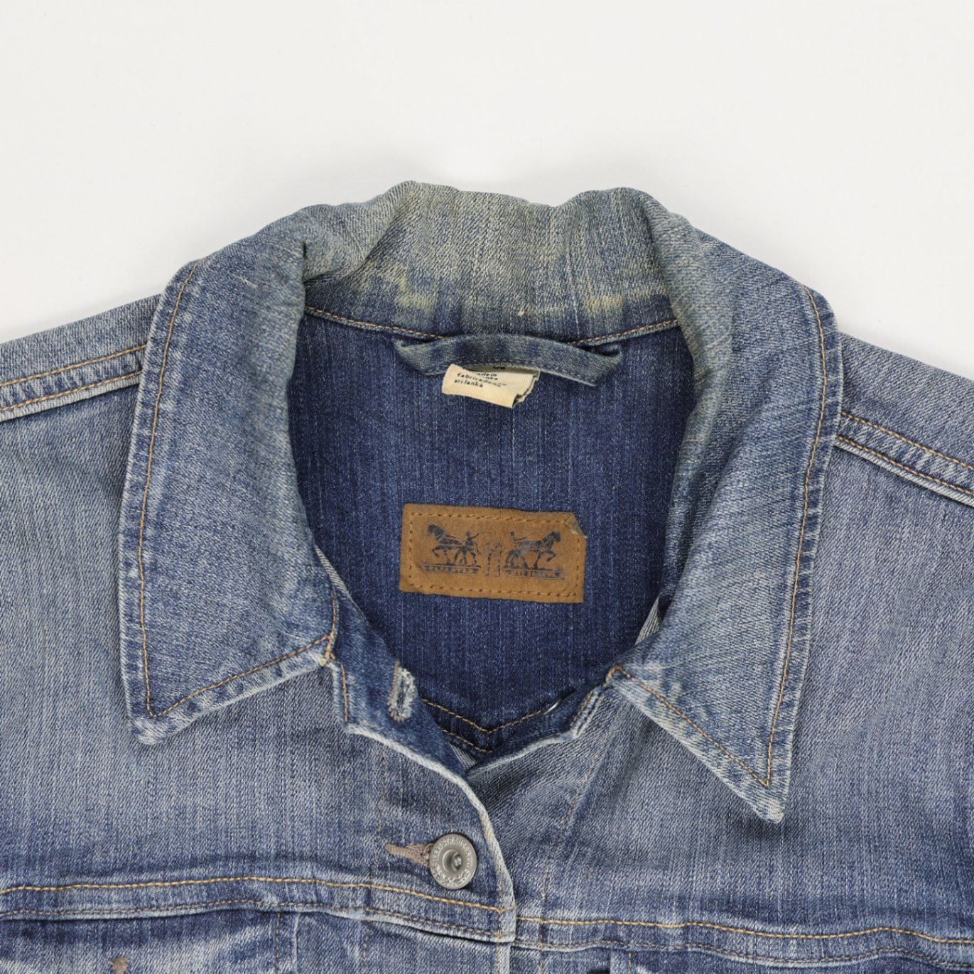 Levi's Classic Blue Denim Trucker Jacket Women's Medium Cotton Vintage