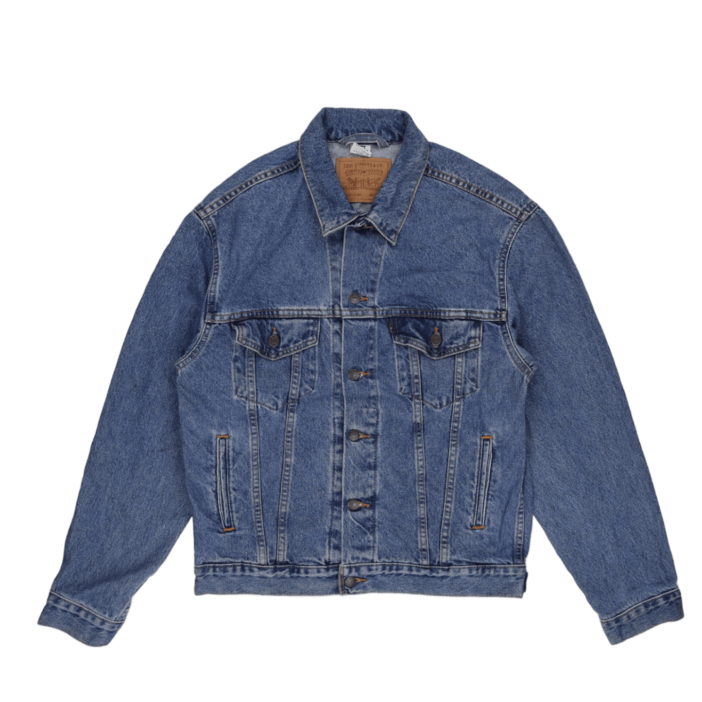 Levi's 70507-0389 Blue Denim Trucker Jacket Medium Cotton Vintage