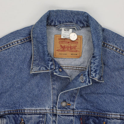 Levi's 70507-0389 Blue Denim Trucker Jacket Medium Cotton Vintage