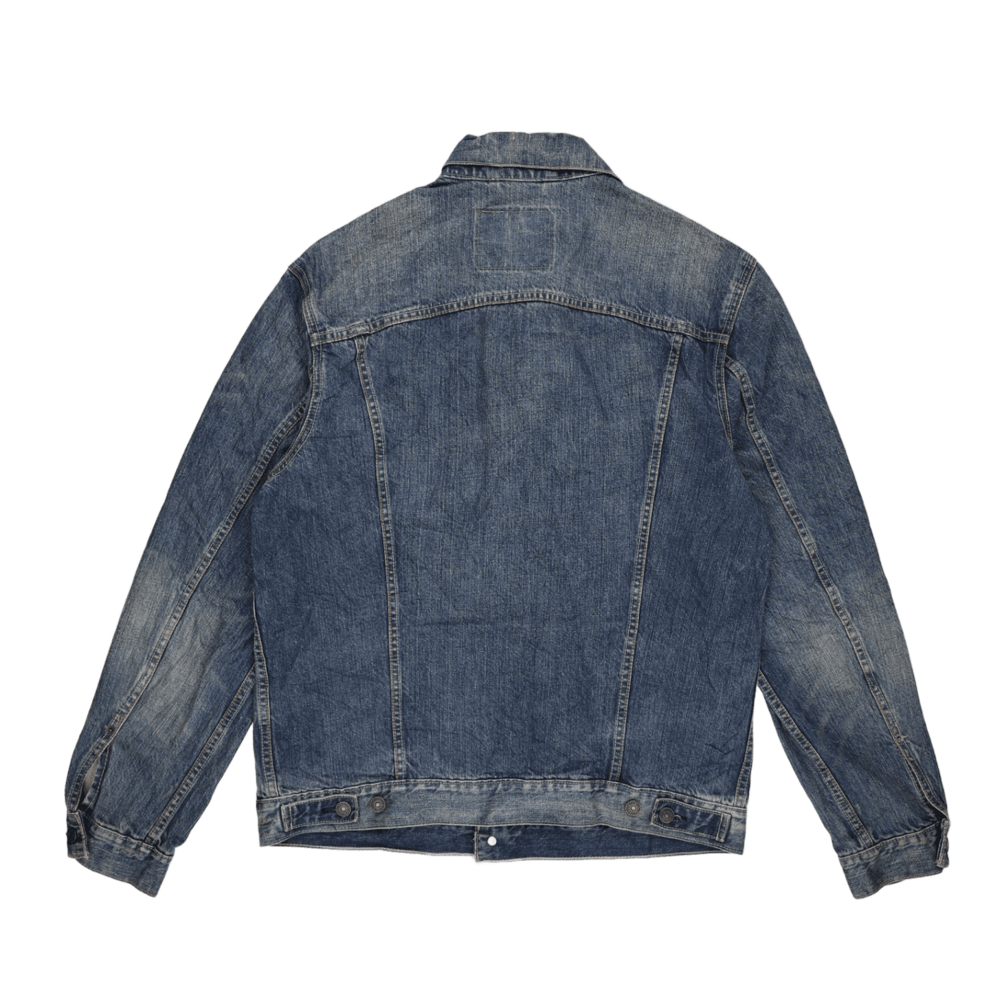 Levi's Vintage 70589 XL Blue Denim Jacket Cotton Trucker Collared