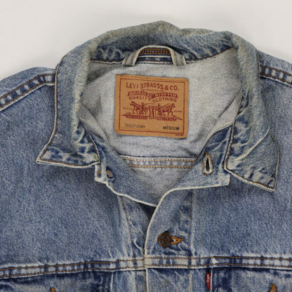 Levi's Vintage Denim Trucker Jacket Blue Medium Cotton