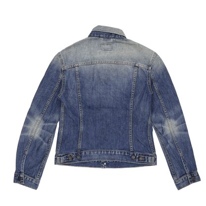 Levi Strauss and Co Vintage Blue Denim Jacket Women Medium Cotton Collared