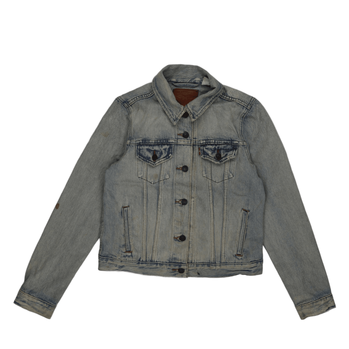 Levi Strauss & Co Denim Trucker Jacket Blue Medium Vintage