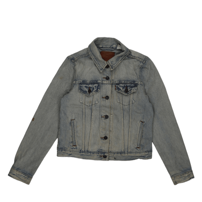 Levi Strauss & Co Denim Trucker Jacket Blue Medium Vintage
