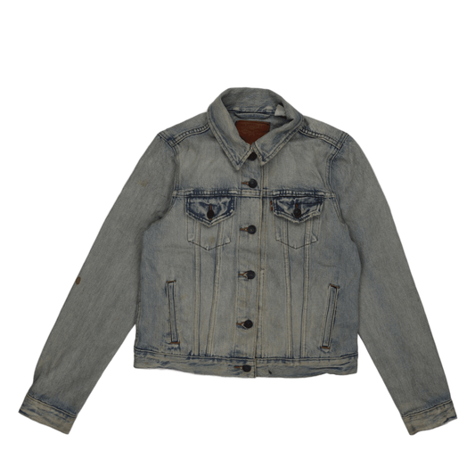 Levi Strauss & Co Denim Trucker Jacket Blue Medium Vintage