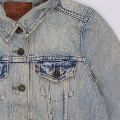 Levi Strauss & Co Denim Trucker Jacket Blue Medium Vintage