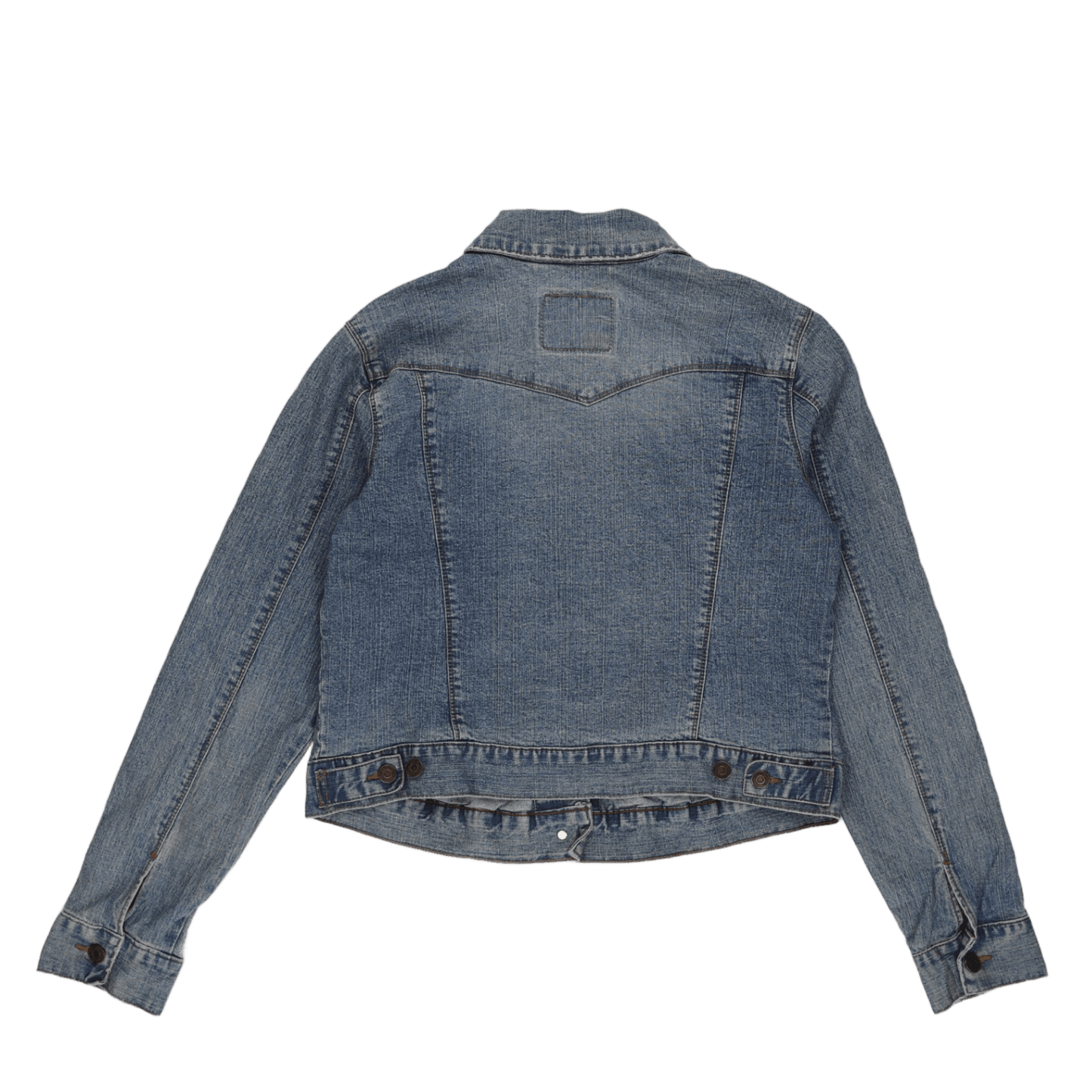 Levi's Strauss Signature Blue Denim Trucker Jacket Large 89 Cotton 11 Polyester Vintage